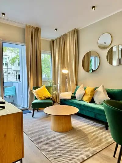 Ferienwohnung Berlin U39 – Wohnung 4 in Berlin – Wohnbereich
