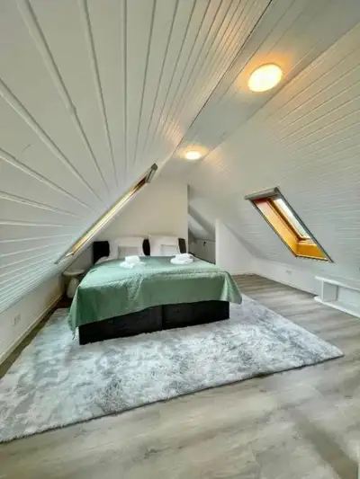 FeWo-Julius am Weser-Sandstrand – DG in Berne – Badezimmer